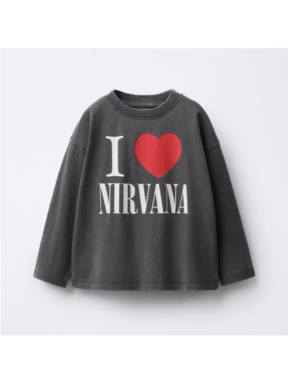 ZARA GARMENT DYE NIRVANA T-SHIRT